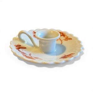 Herend-Style Porcelain Chamberstick